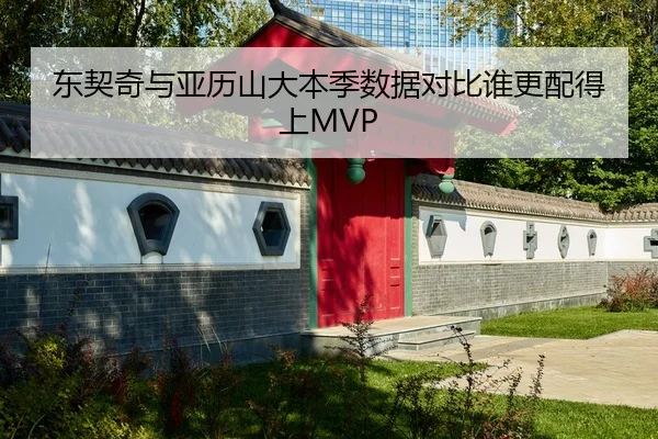 东契奇与亚历山大本季数据对比谁更配得上MVP